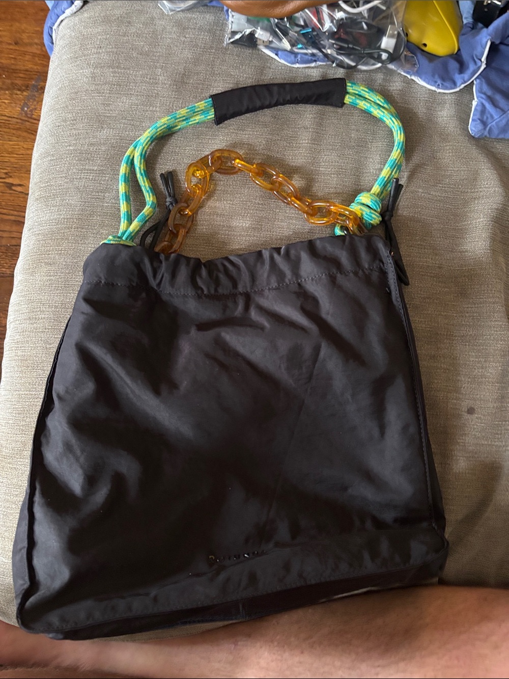 ROTUNDA SANT HOBO BAG in Black